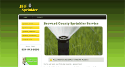Desktop Screenshot of jefsprinkler.com